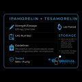 Ipamorelin + Tesamorelin Blend 5/5mg label detail