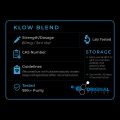 Klow Blend 50/10/10/10mg label detail