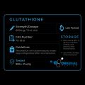 Glutathione 600mg label detail